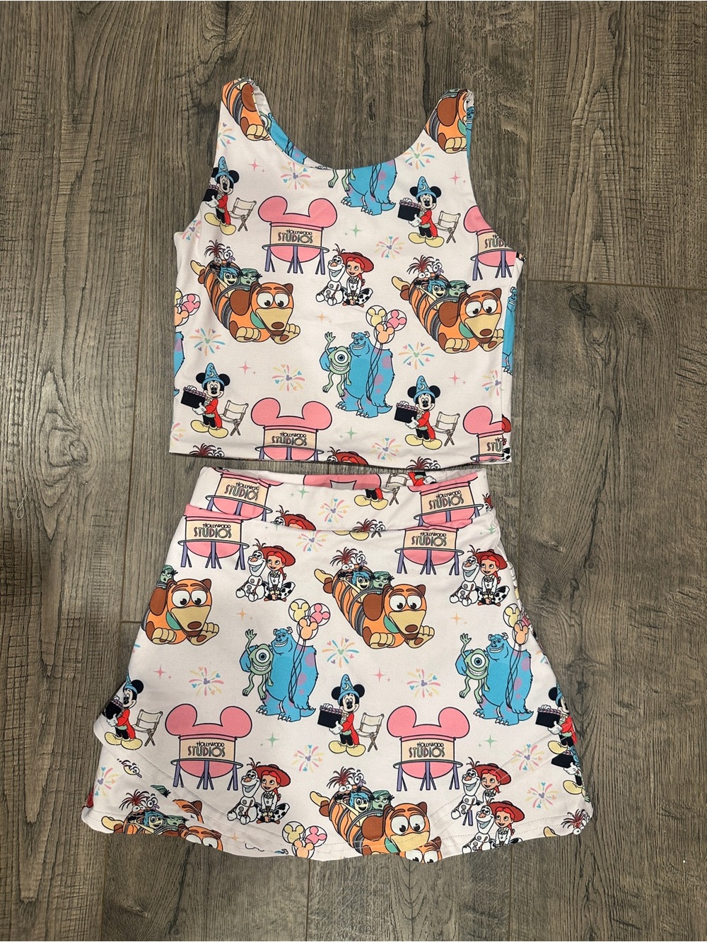 Girls Hollywood Studios Athletic Tank and Skort Set